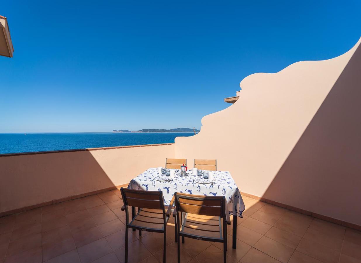 Sea Front Terrace Marco Polo Apartment Alghero Luaran gambar